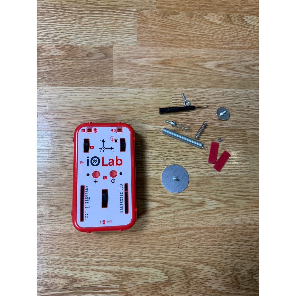 iOLab Wireless Lab System Version 2.0 Red STEM Physics Experiment Sensor Lab Kit
